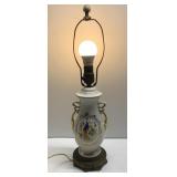 BEAUTIFUL peacock urn lamp