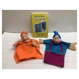 Disney hand puppets & How to be a Puppeteer book
