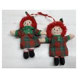 Raggedy Ann & Andy dolls-6" tall