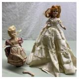 Antique dolls incl Marcie Doll