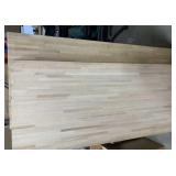 Two butcher block counter tops - 24 x 61 x 1.625"