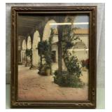 Antique Papistrano Kaner Scenic Studios LA litho
