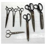 Antique scissors-Wiss, more