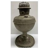 Antique Metal Oil Lamp