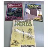 Books on Herbs, Fences, Gates & Walls & plants