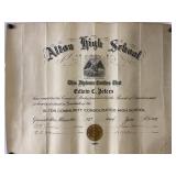 1932 Alton High School Diploma