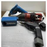 Ryobi and Black & Decker tools, not tested