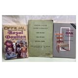Reference books-Royal Doulton, Oak furniture, more
