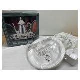 NEW WM Rogers & Son tea set & more