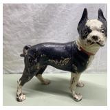 RARE antique cast iron dog piece-10 1/2" tall