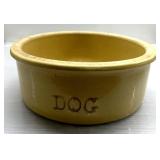 Vintage Roseville Pottery Dog Bowl
