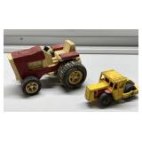 Vintage die cast farm & equipment toys