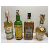 Bottles of Cutty Sark, Ushers, Tequila & more-no