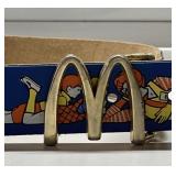 VERY RARE 1980 McDonalds kids Belt & bucket