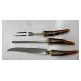 Vintage Olde English carving set
