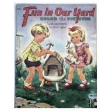 Antique Fun in our Yard Coloring & cutout book