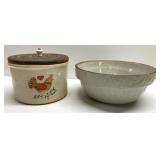Antique crock pieces-Roseville R.R.P USA