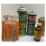 Gun cleaning items-about 1/3 full