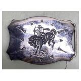 Vintage Rodeo Chambers Belt Co belt buckle
