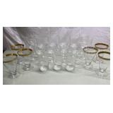 Mid century modern & more glass ware