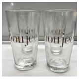 4 Urban Outfitters Boujee glass tumblers