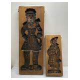 Vintage Wood Hand-Carved Wall Hangings-
