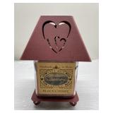 Black Cherry candle-9" tall -partially used