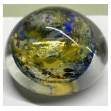 Unique Art Glass Paperweight