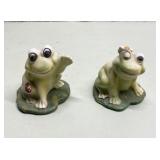 Frog figurines