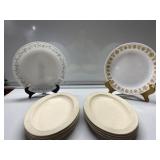 Vintage Corelle & plastic Prolon Ward plates