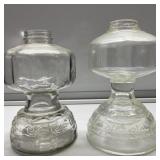 Antique oil lamp bases