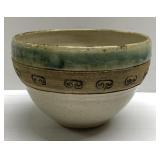 Antique Glazed Crock Bowl