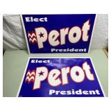 Ross Perot for President signs 14" x 22"