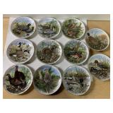 Southern Living game bird plates numbered