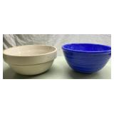 Antique crock bowls
