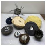 Buffer & grinder tool attachments