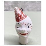 Antique clown head 4" tall