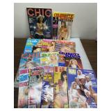 Vintage adult magazines-Chic, Adam, AVN, Dirty