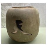 11" Brass Crock with Lid