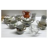Antique creamer & sugar pieces