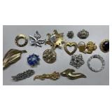Vintage brooches (in small section)