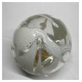 Art Glass Paperweight Sphere