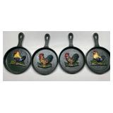Cast iron chicken rooster decor pans-7" tall
