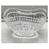 Lead crystal glass bowl
