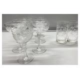 Antique stemware