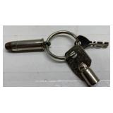 Keys with keychain