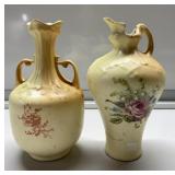Antique marked pottery pieces