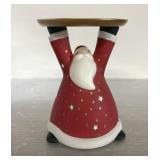 Partylite Santa Cookie Plate or candle holder