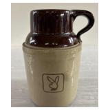 RARE Playboy Club beer crock mug-6" tall
