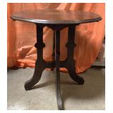 Antique table 28 inches tall x 26 inch diameter